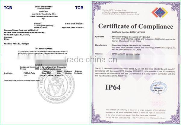 Mini bluetooth 2D barcode scanner, mini portable barcode scanner inventory