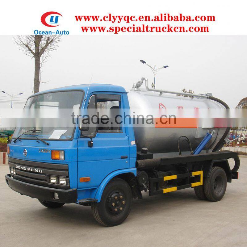 6000L DFAC 4x2 waster water suction truck golden supplier in China