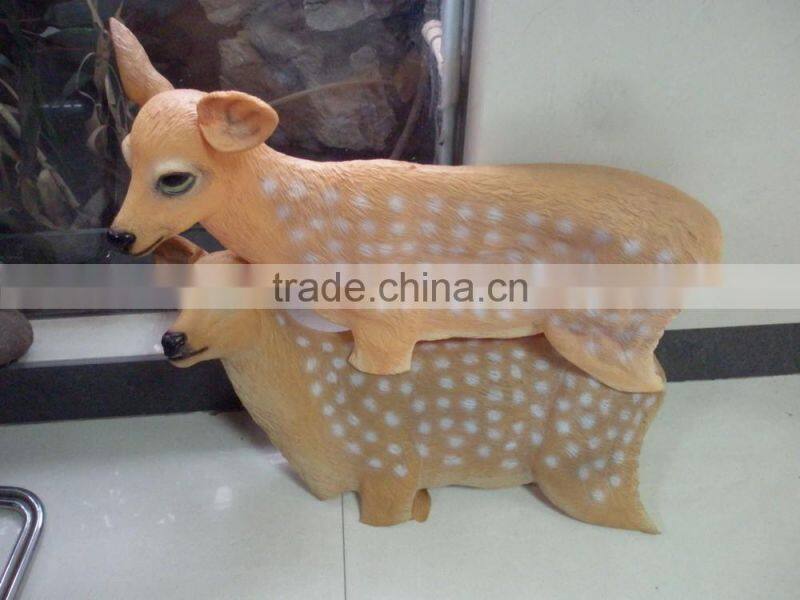 OEM wholesale HDPE plastic hunting deer decoy, hot decorate deer.