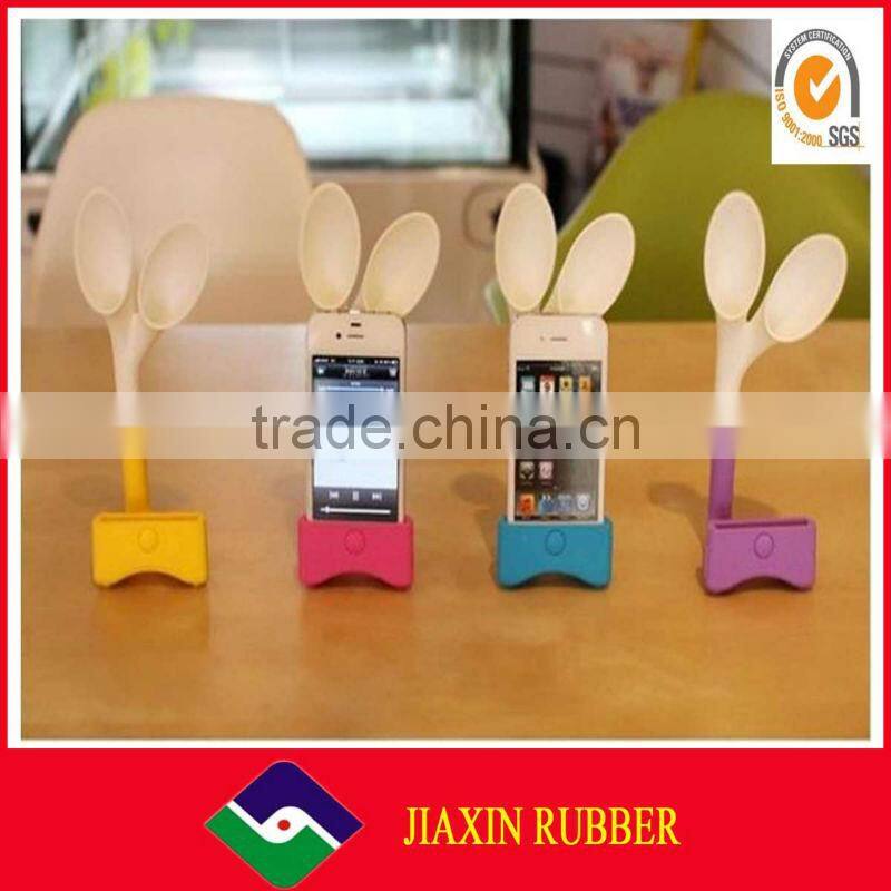 Hot Silicone horn speaker portable no power and wireless