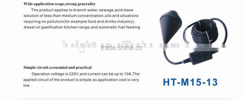 HEIGHT Hot Sale HT-M15-13 mercury float switch /Float Switch With CE