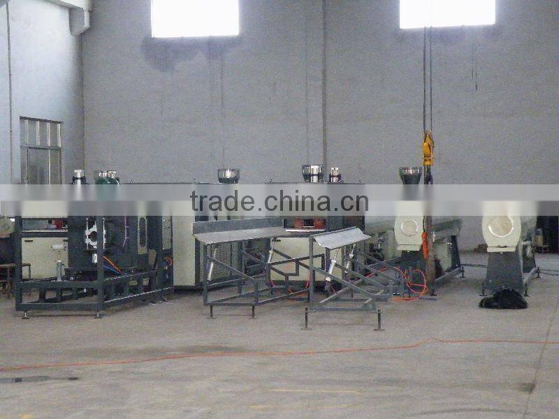 hdpe double wall corrugated pipe making machine