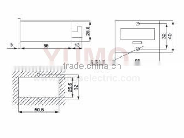 JDM11-6H (5 pin) 6 digit electronic counter punch counter