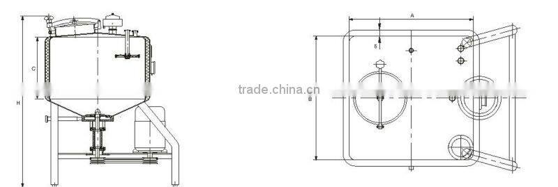 Stainless Steel Tank With Emulsifiers