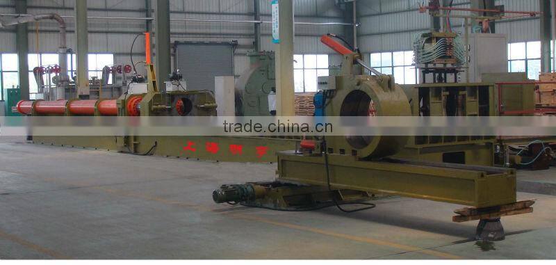 Induction pipe bending machine