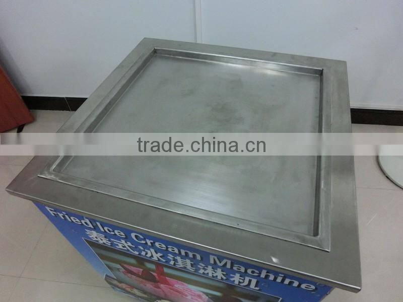 Factory supply fried ice cream machine,pan fried ice cream machine