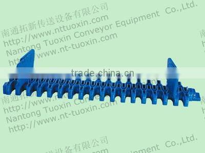 FLS254 Plastic Modular Radius Flush Grid Belting