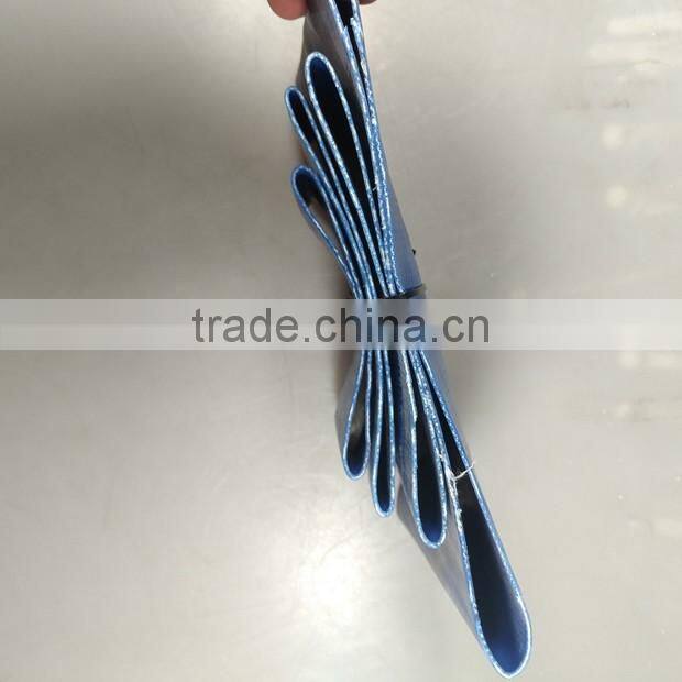 Best quality farm irrigation layflat hose with hose hand connector