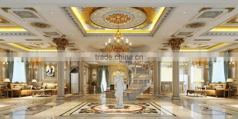 Luxury European Style 3D Rendering For Whole Villa