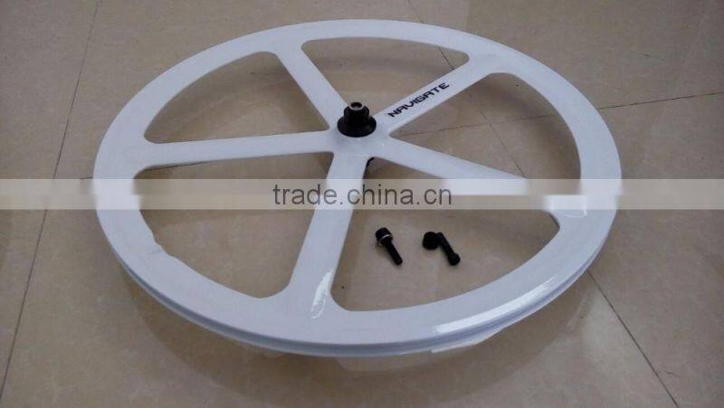 700C lightest strongest magnesium alloy bike wheel /fixed gear type hub bike wheel