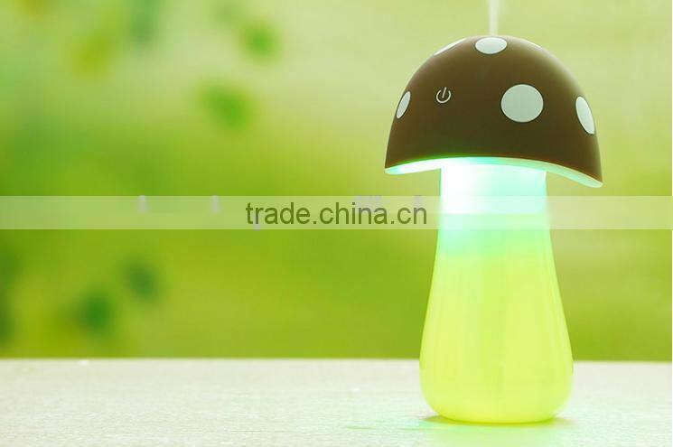 Factory Mushroom Light Lamp Humidifier, House/Office Table Mini Air Humidifier