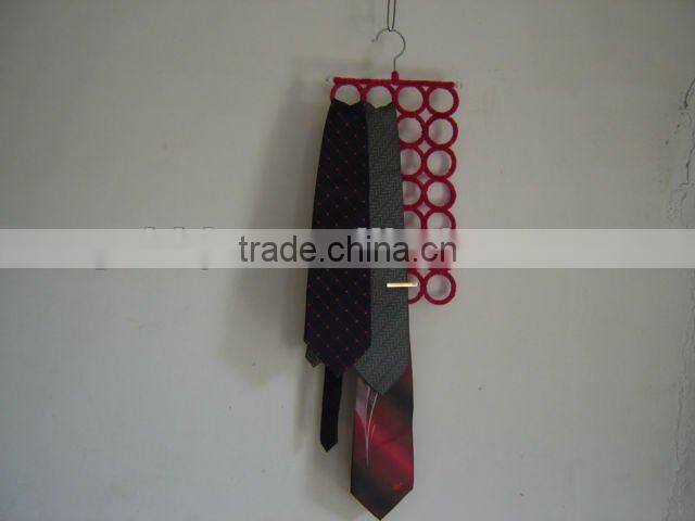 Red wool woven iron wire small hanging scarfs holders