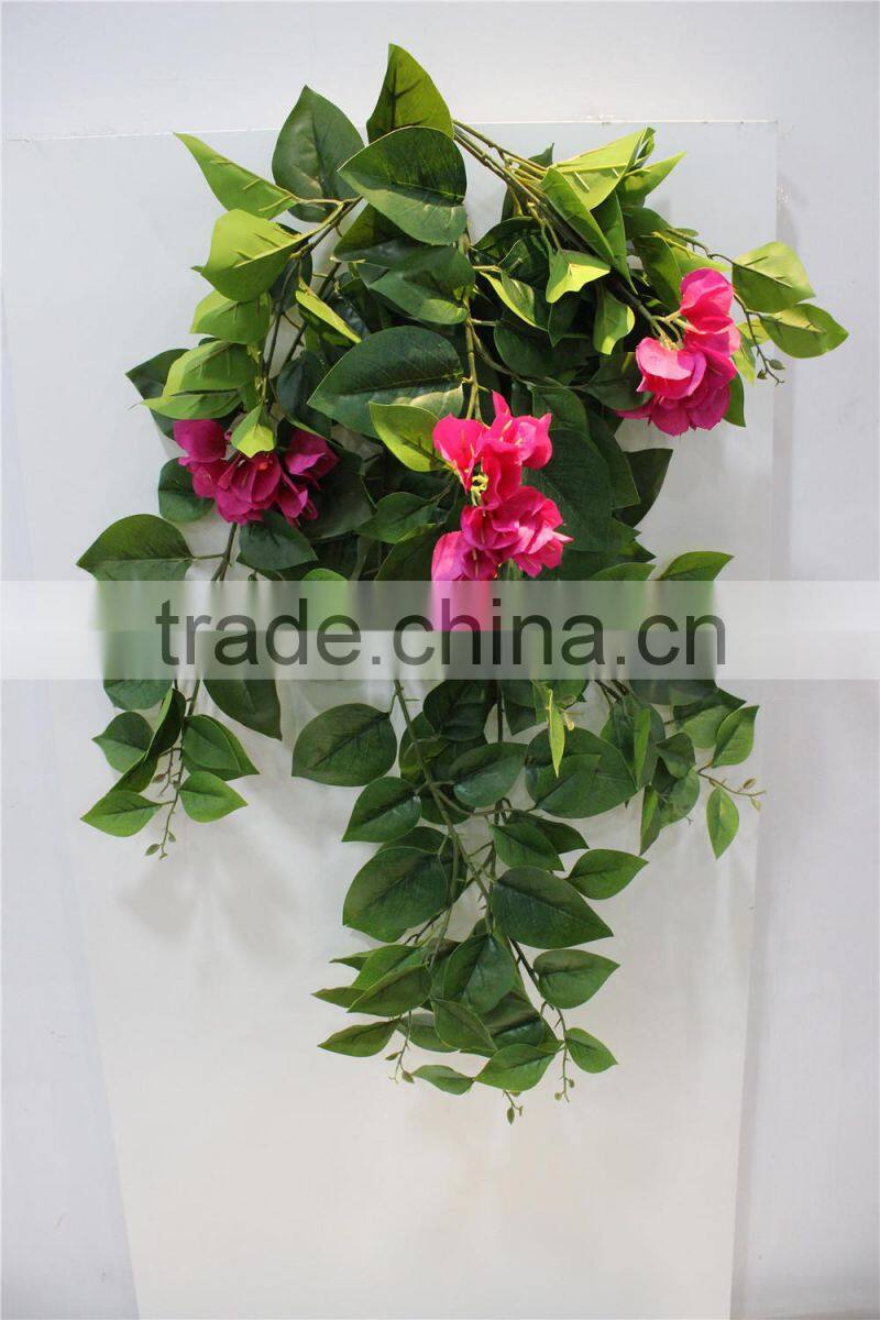 artificial branch leaves fake leaves with flower for decor