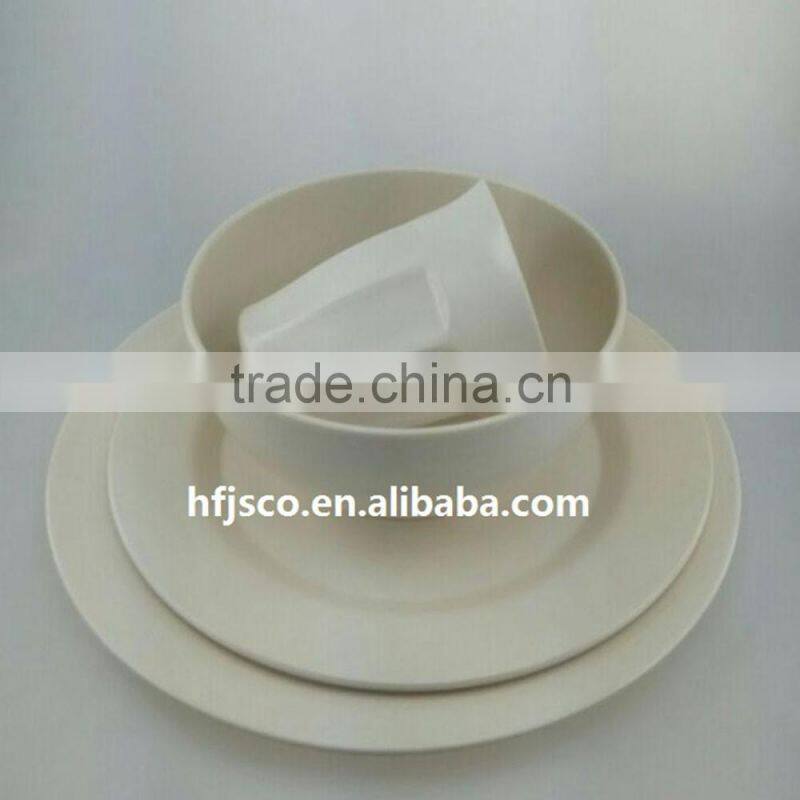 Pretty design No pollution Hot design bamboo fiber tableware set