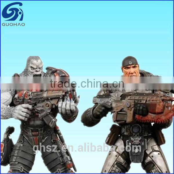 Guo hao hot sale custom GEARS OF WAR 1.2.3 toy figurines