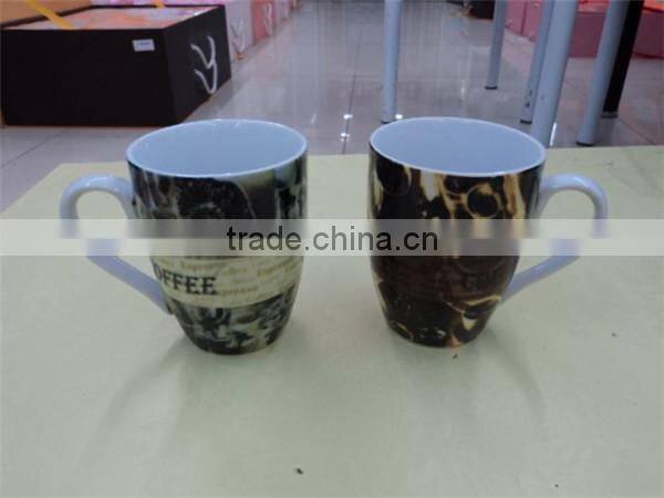 Wholesale bone china ceramic heart shaped coffee cup