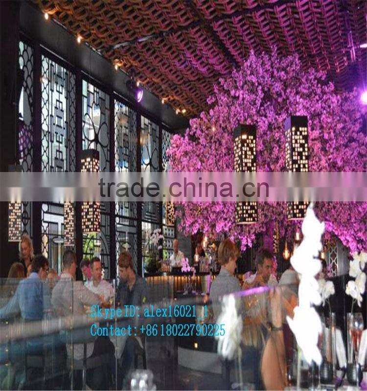 LXY080540 artificial flower plant decorativc wedding tree plastic artificial cherry blossom tree