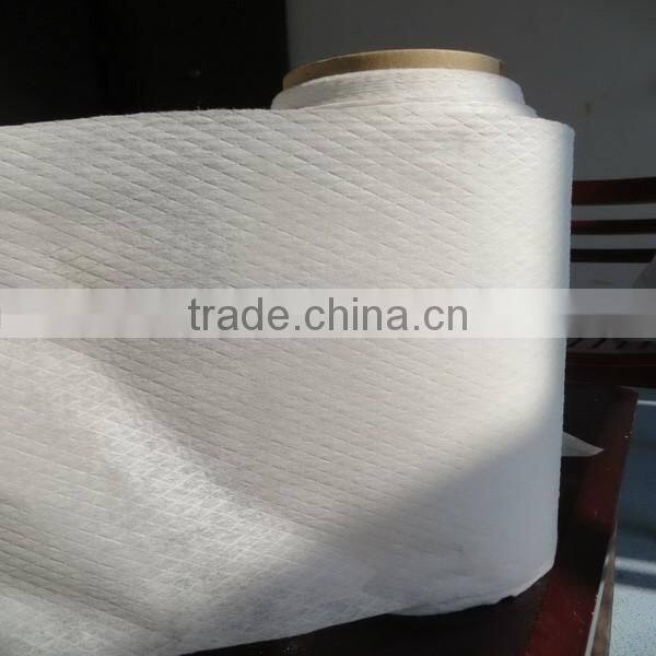 Economic spunlace nonwoven fabric for high quality wet wipe