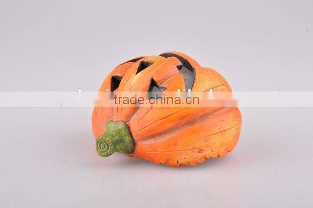 Pumpkin Candle Holder Ceramic Artware/Home Decoration Halloween Candlestick