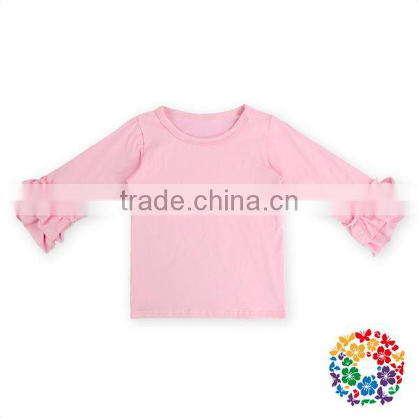 New Arrival 100% Cotton Kids Ruffle Pants Many Colors Ruffle Capri Pants Wholesale Best Prices Ruffle Pants