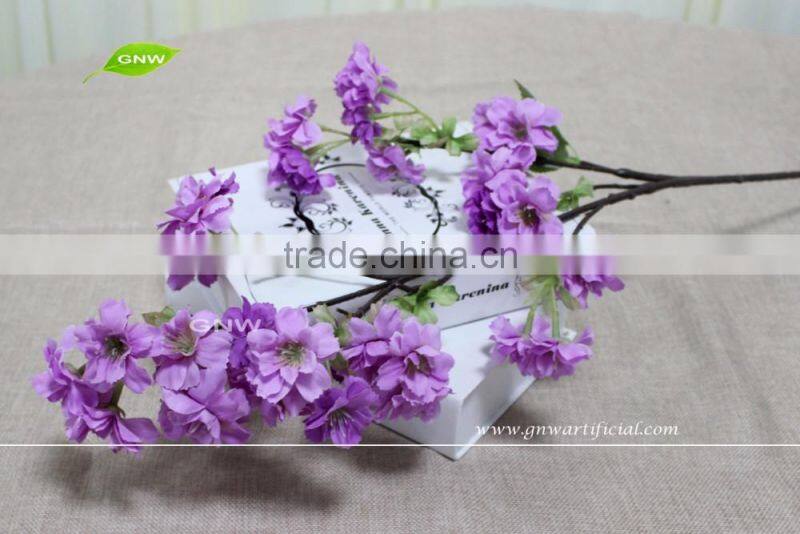 GNW BLB-CH1605003 Fashion cheap white cherry blossom artificial flower for wedding