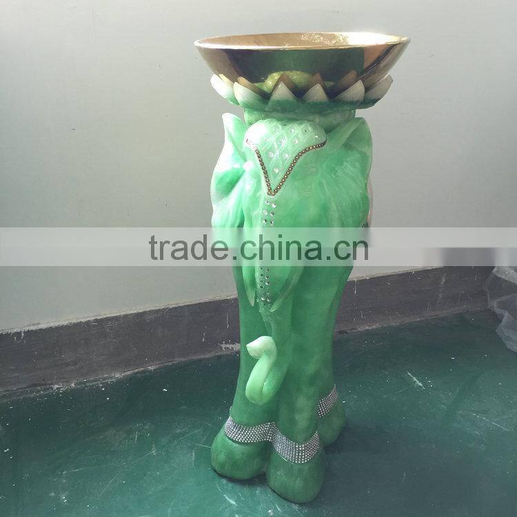 Polyresin elephant home decoration