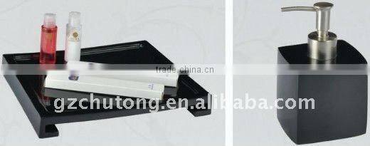 2011Newest Hotel resin supplies(highlight black series)