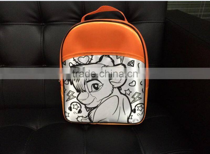 Animation style DIY schoolbag graffiti bag children Hand bag