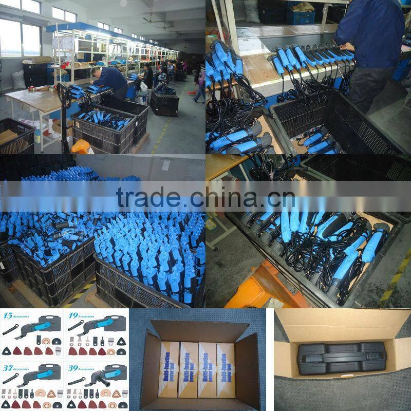 Hot Selling 39pcs Portable Multifunctional Vibrating Oscillating Electric Power Multi-Purpose Tool