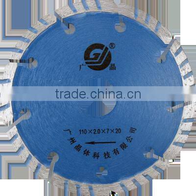 Guangjing Long Life 110mm Gold Turbo Blade Saw Blade Circular