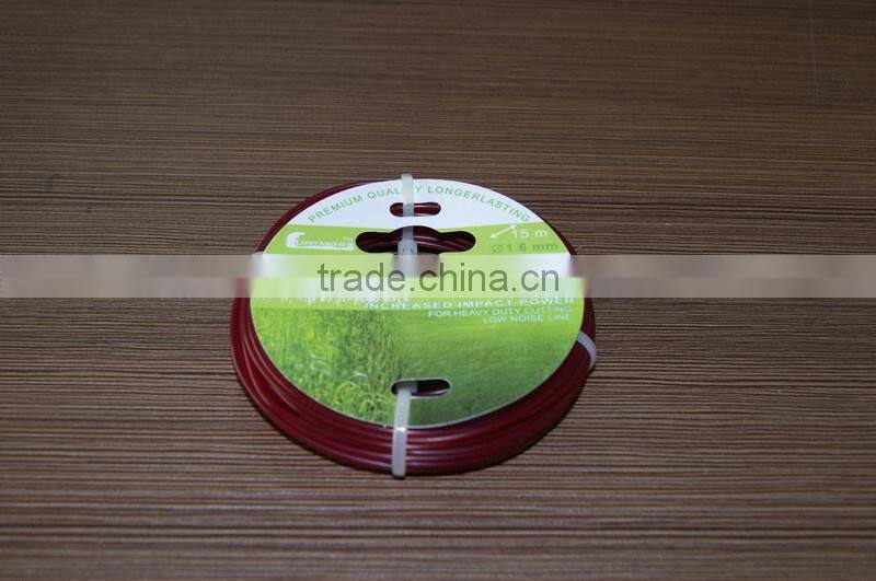 wine red nylon trimmer line