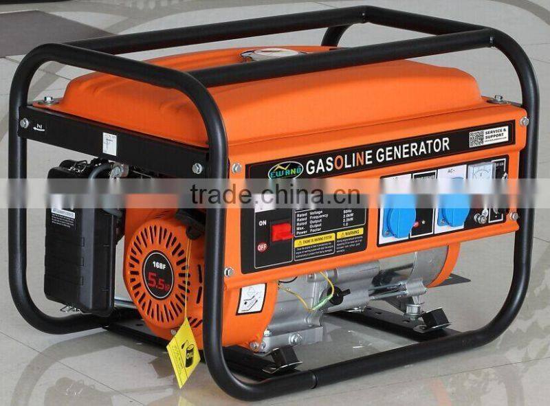 New model 2000W 168F-1 5.5HP electric power generator