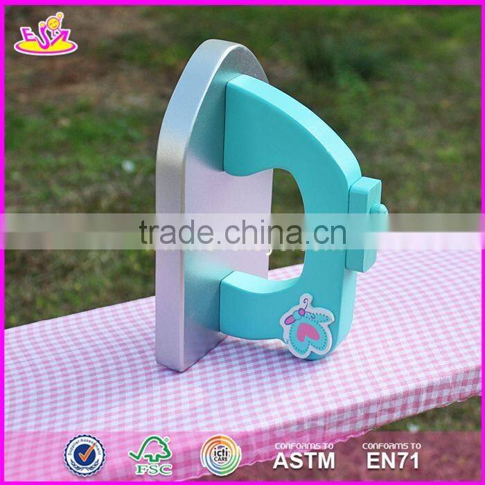 2017 New products children pretend play wooden toy ironing board W10D151