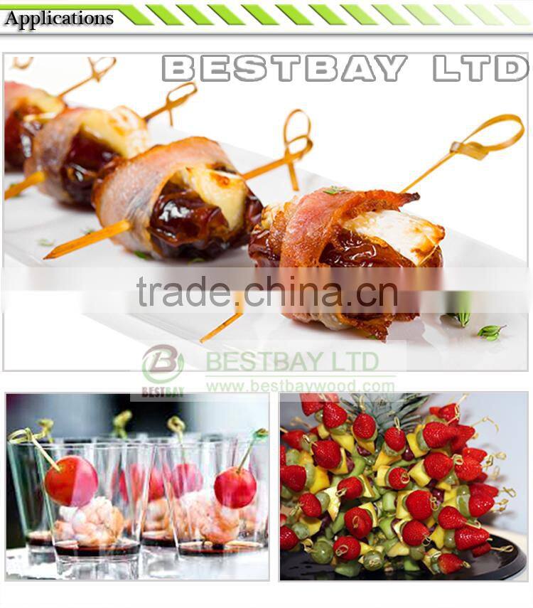 bamboo knot skewer 12cm