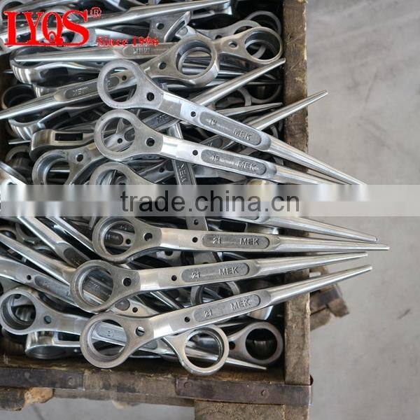 7/16 Bi-hex Box End Poker Handle Scaffold Spanner