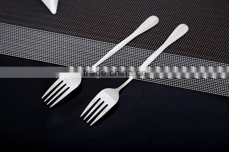 Exquisite Stainless Steel Dessert Fork Kitchen Snacks Cake Fruit Salad Tool