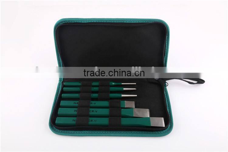 Professional 6pcs canvas bag chisel set with high quality and competitive price