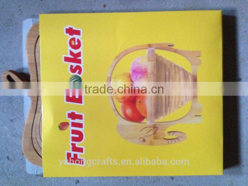 Chinese fruit bamboo basket for sale
