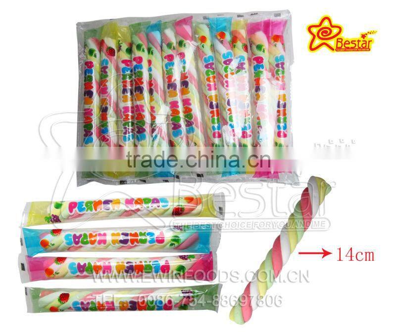 Hot Selling !!! Halal Candy Fruity Flavor Mini Twist Marshmallow