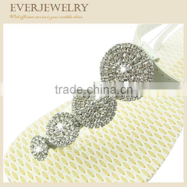 2017 popular rhinestone shoe decoration for wholesale