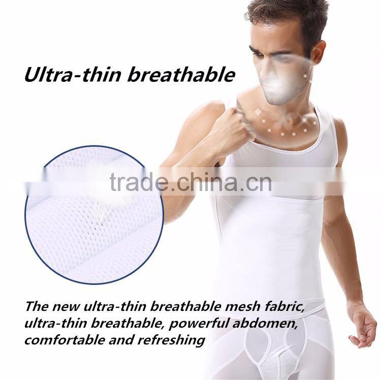 High quality Cheap Zipper Men Body Shaper Slimming Clothes