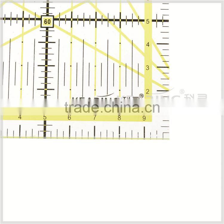 Kearing manufacture 45*10cm transplant rigid plastic quiting ruler for fashion design#KPR4510