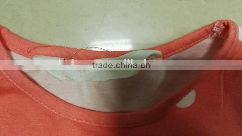 Yiwu stocks lots girl's most popular long sleeve pink t-shirt