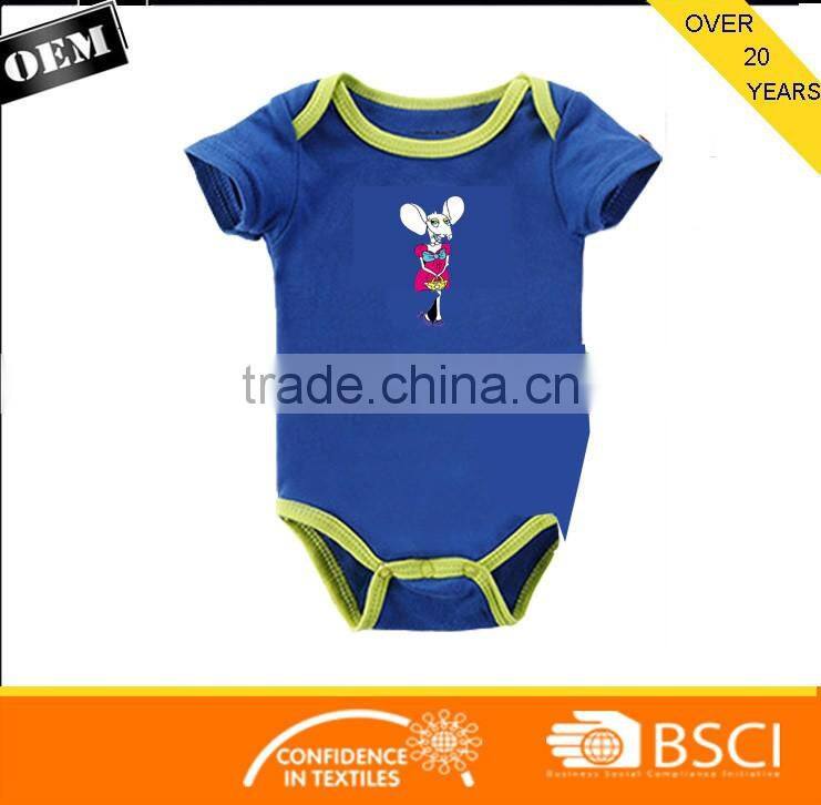 New design Baby Romper With Custom Logo Pattern Printing with high quality