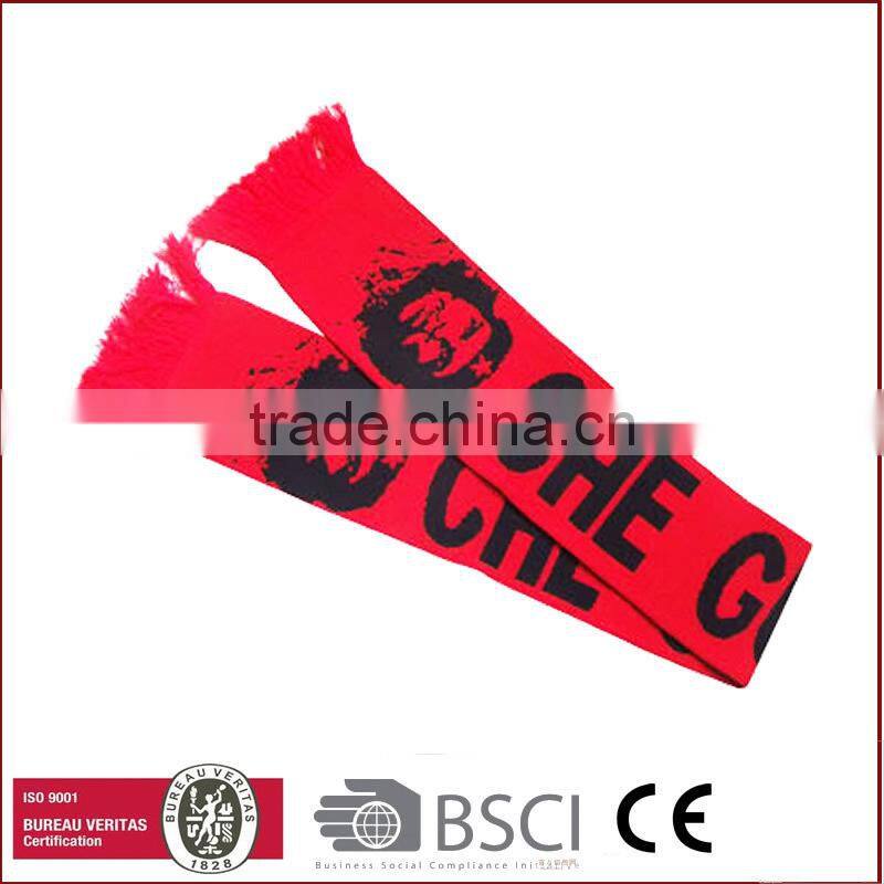 Economic Football Fan Knitted Sport Scarf Knitted sports scarf