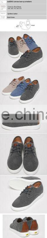 ssd0843 canvas lace-up sneakers