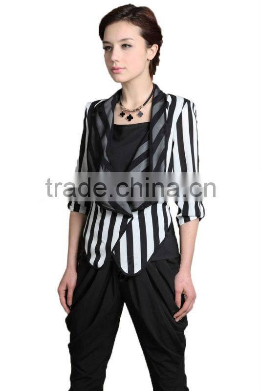 Stylish women zebra suit for wedding tuxedos suit
