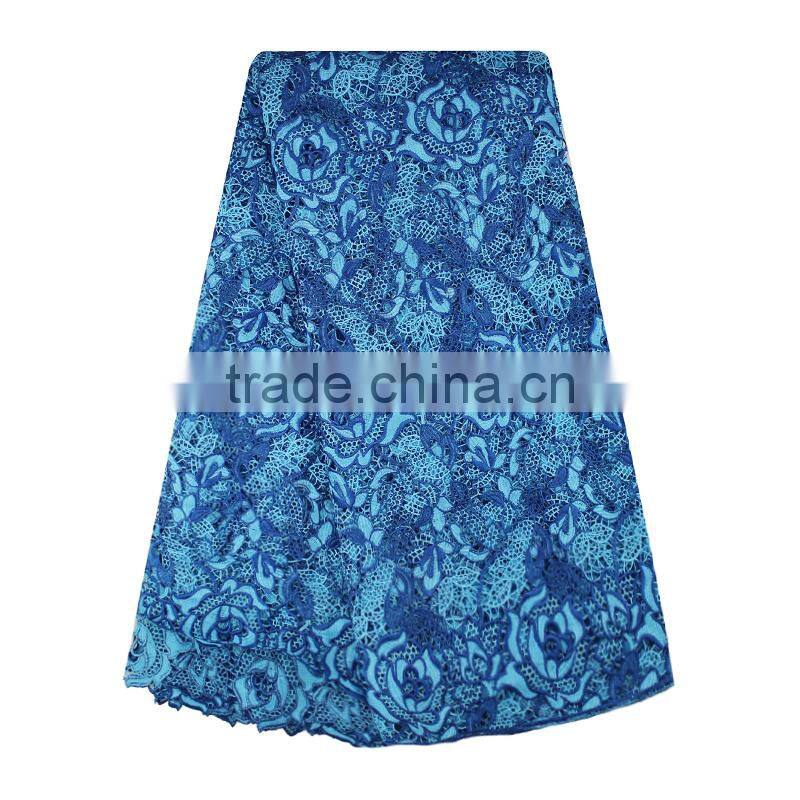 Nigeria Traditional Wedding Dress Fabrics 3D African Guipure Lace Fabric