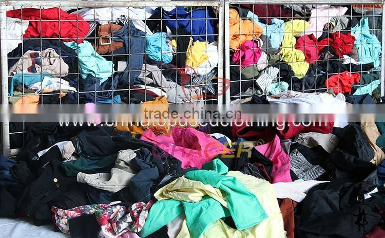 lady used clothes cream used women summer pants hot sale in asia