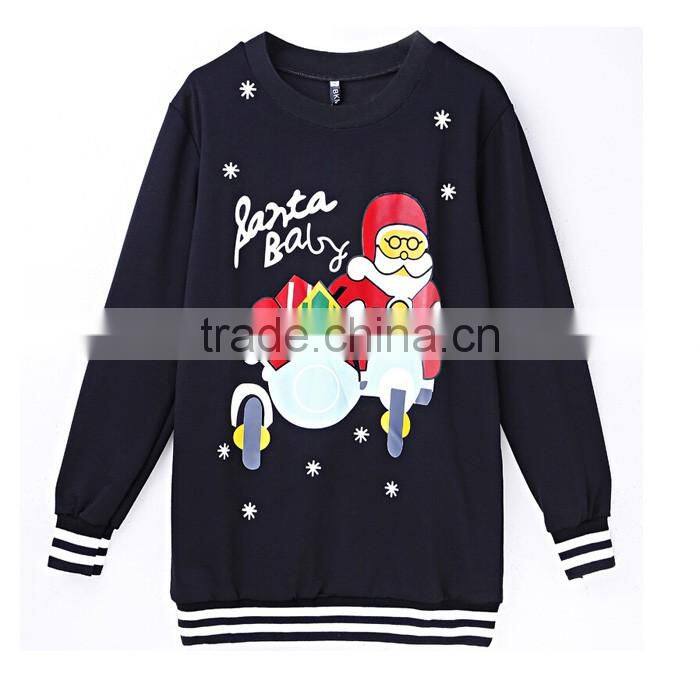 Custom wholesale mens merry christmas sweatshirt
